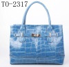 2011 Newest Design Lady Bag Fashion Handbag WIith Beauty Crocodile Leather