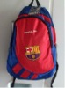 2011 Newest FC Red barcelona schoolbag good quality