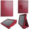 2011 Newest Wave Point Stand Leather Case Cover For ipad 2