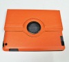 2011 Newest and Hottest design of 360 degree rotational  leather case for ipad2