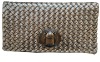 2011 Newest beetle sheepskin woven clutch bag