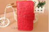 2011 Newest popular korea model magic girl leather pu case for iphone4/4s