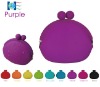 2011 Novelty Purple Silicone Coin Purse