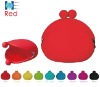 2011 Novelty Red Silicone Coin Purse