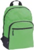 2011 Nylon green backpack with front zipper compartment