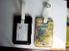 2011 PU leather luggage tag
