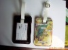 2011 PU leather luggage tag