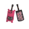 2011 PU leather luggage tag lt-010