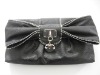 2011 PVC New Fashion Ladies Black Clutch Bag