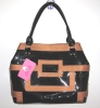 2011 Patent pvc fashion bag with contrast patch for special design