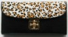 2011 Perfect leather gifts  popular leopard metal clip wallet  for women