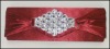 2011 Popular pretty crystal ladies red evening clutch