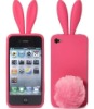 2011 Rabbit silicone case  for Iphone 4G