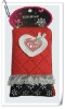 2011 Red Cotton Fabric Mobile Phone Purse/ Cell Phone Bags