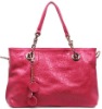 2011 Red Vivid Cowhide Leather Handbag Female on Sale