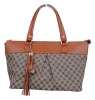 2011 SUMMER LATEST design fashion canvas lady handbag