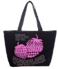 2011 Strawberry design canvas tote bag