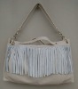 2011 The NEWEST  ladies white genuine leather handbags
