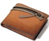 2011 Wholesale  leather wallet  small money clip