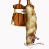 2011 best selling 100% fur  fox tail keychain