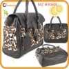 2011 best selling stylish leopard leather handbag