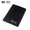 2011 black color men brand leather wallets in stock
