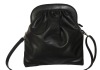 2011 black ladies PVC trendy messenger bag