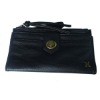 2011 black pu checkbook wallet for women