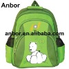 2011 bright green cartoon student backpack