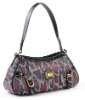 2011 designer lady snake skin handbag