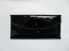 2011 fashion blak lady flap card holder purse