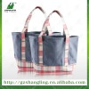 2011 fashion canvas beach  bag with zipper