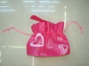 2011 fashion children drawstring non woven bags for gift