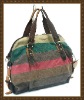 2011 fashion colorful  canvas handbag