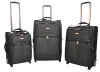 2011 fashion design EVA popular fabric trolley luggage set