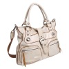 2011 fashion design style handbags with outside pockets