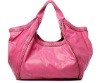 2011 fashion female red PU leather  hobo bag