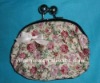 2011 fashion  flora large kisslock  bow detail pink lining coin pure