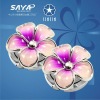 2011 fashion flower shape metal bag hook