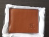2011 fashion genuine leather man's short wallet---nano-silver antibacterial function