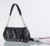 2011 fashion handbag in PU material(WB-ST001 black)