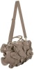 2011 fashion handbag with large ruffle