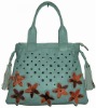 2011 fashion ladies tote flower handbags