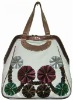 2011 fashion ladies tote flower handbags