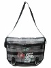 2011 fashion lady cotton fabric messenger bags