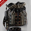 2011 fashion lady studded hanbag