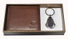 2011 fashion leather wallet gift set