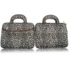 2011 fashion leopard neoprene water proof laptop computer handbag