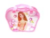 2011 fashion lovely Pink make up bag in clear pvc  for girls