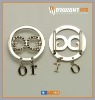 2011 fashion metal labels accesories